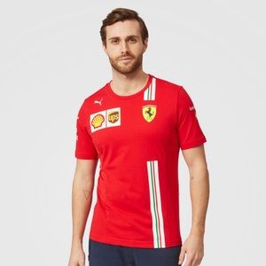 2021 Scuderia Ferrari Team Shirt NWOT